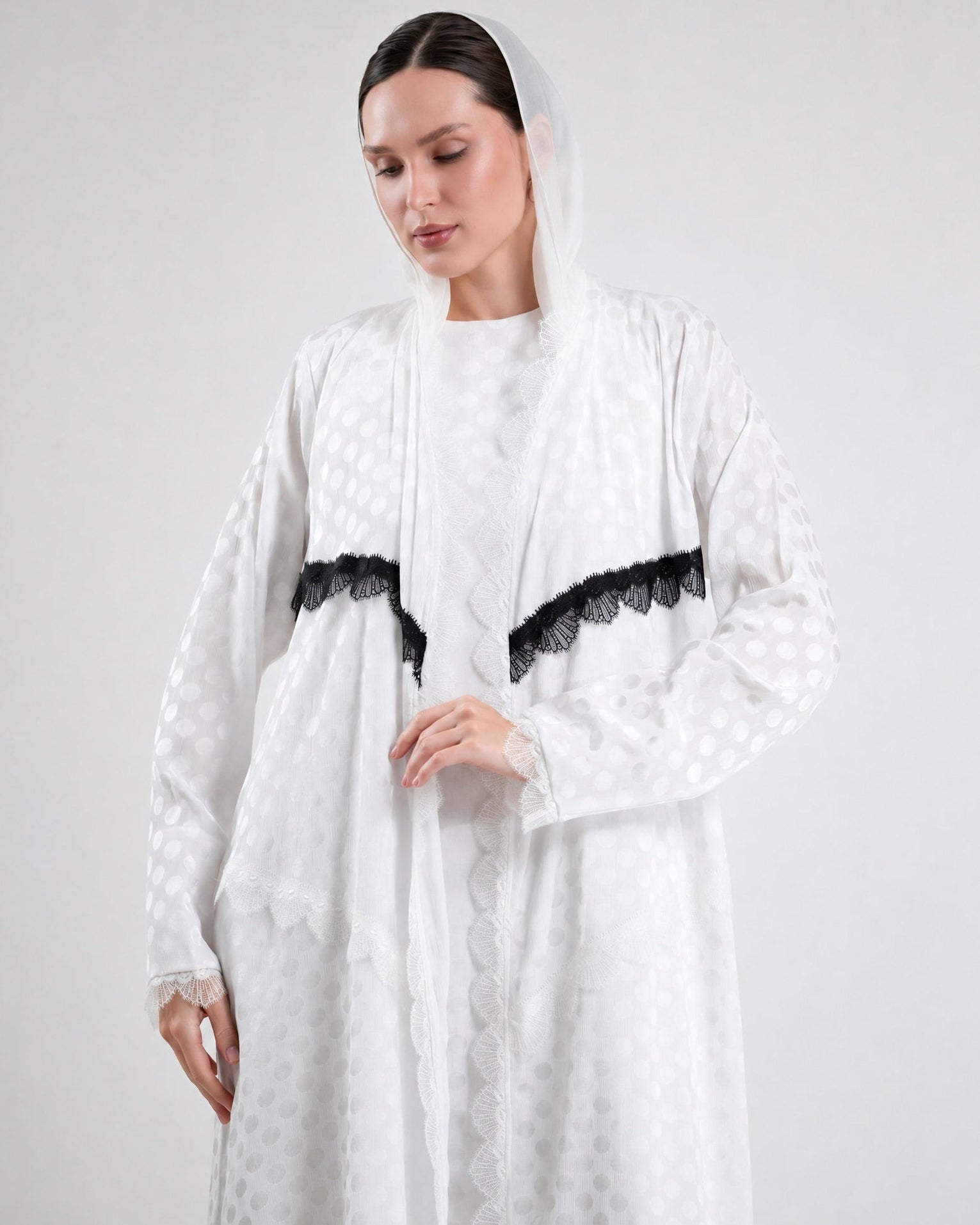 SS26STIT747 ABAYA SET - STITCH LABEL - MIRA Y MANO