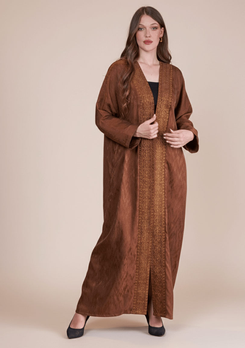 FG 512 N6 ABAYA - STYLE HAUTE COUTURE - MIRA Y MANO