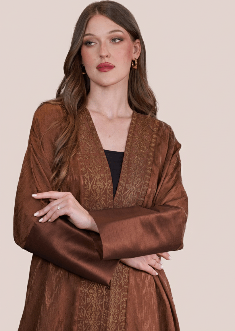 FG 512 N6 ABAYA - STYLE HAUTE COUTURE - MIRA Y MANO