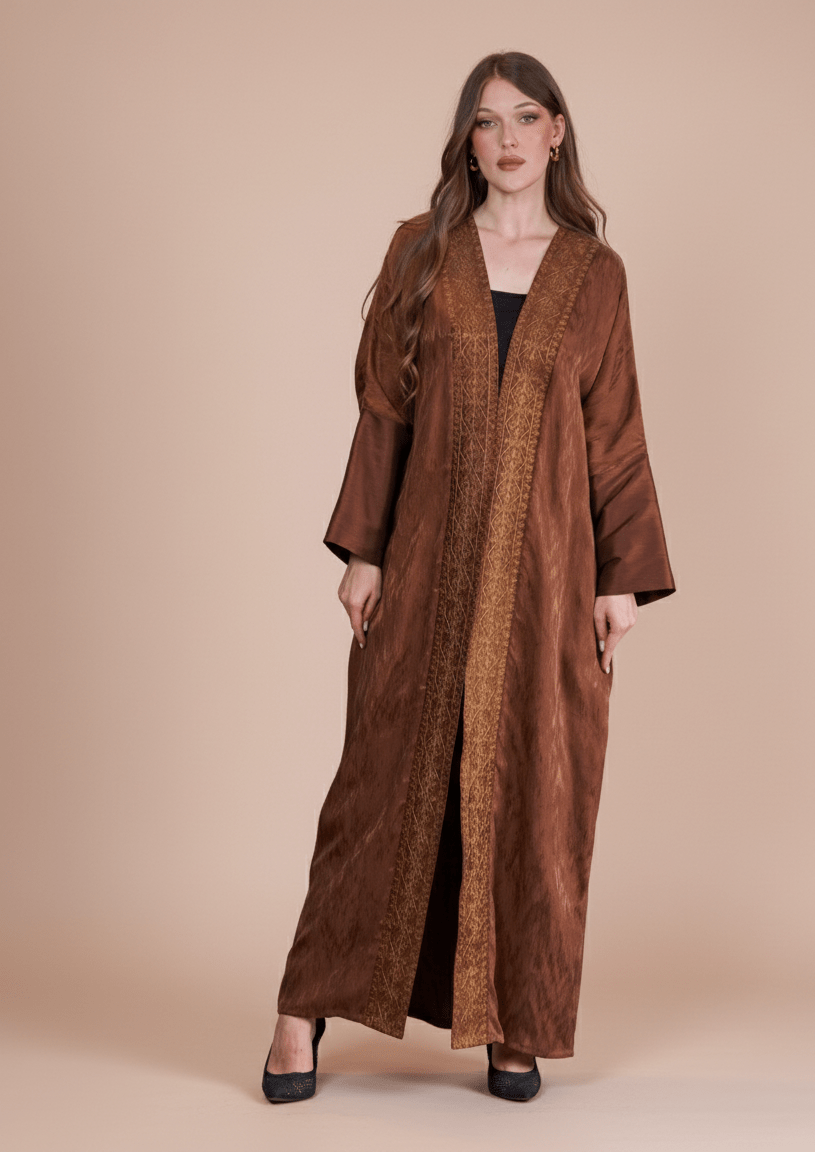 FG 512 N6 ABAYA - STYLE HAUTE COUTURE - MIRA Y MANO