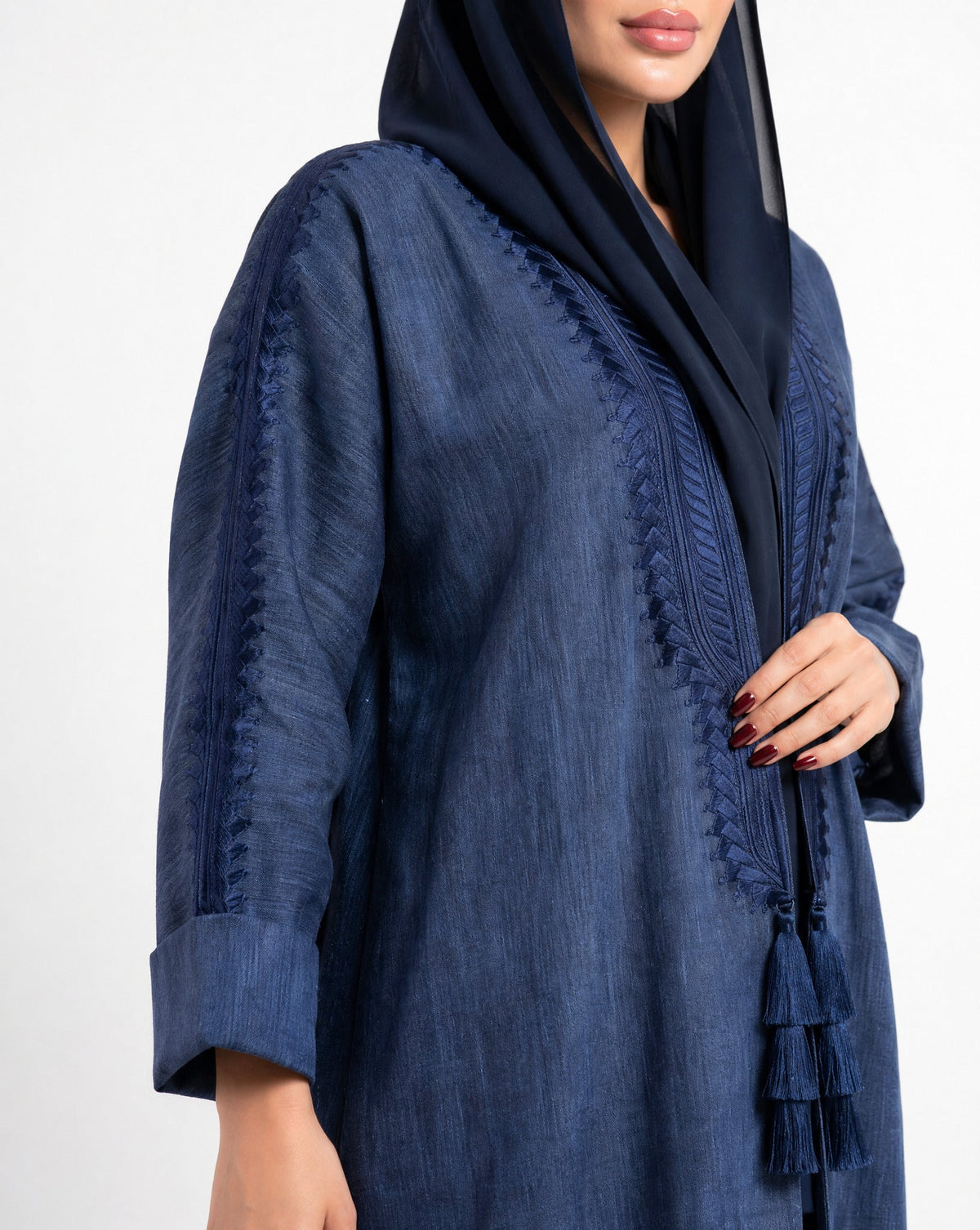FG 601 N2 ABAYA - STYLE HAUTE COUTURE - MIRA Y MANO