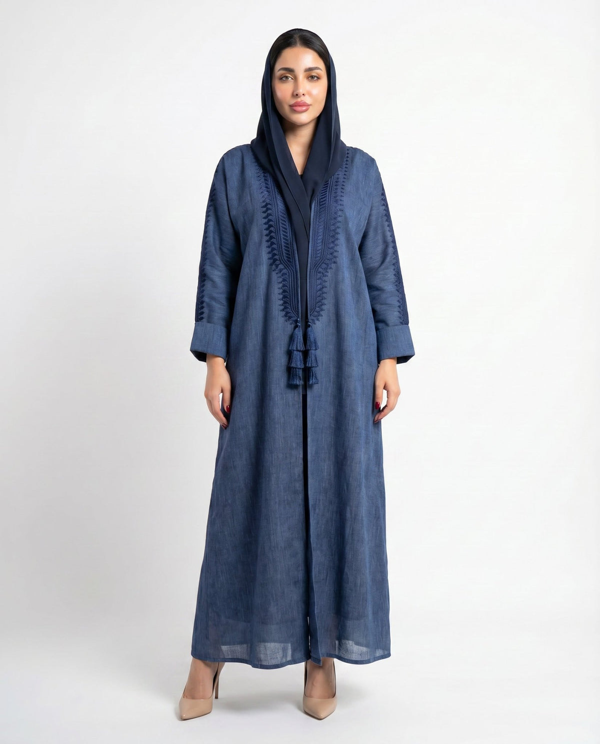 FG 601 N2 ABAYA - STYLE HAUTE COUTURE - MIRA Y MANO