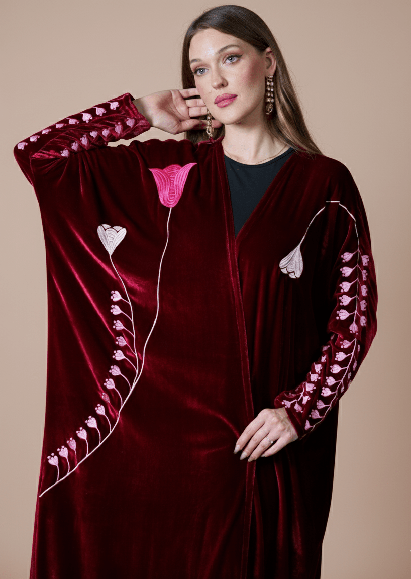 FG 965 ABAYA - STYLE HAUTE COUTURE - MIRA Y MANO