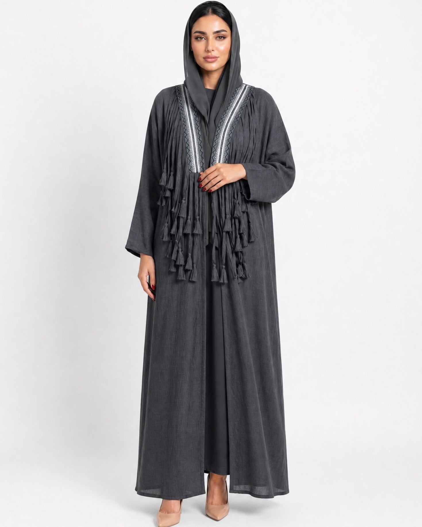 FG 972 ABAYA - STYLE HAUTE COUTURE - MIRA Y MANO