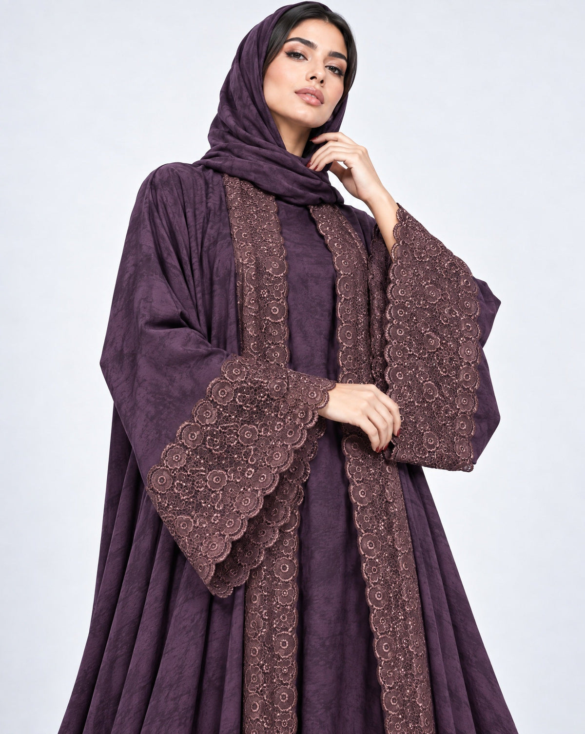 580SU-PR ABAYA - SUZAN MUZAFFAR - MIRA Y MANO