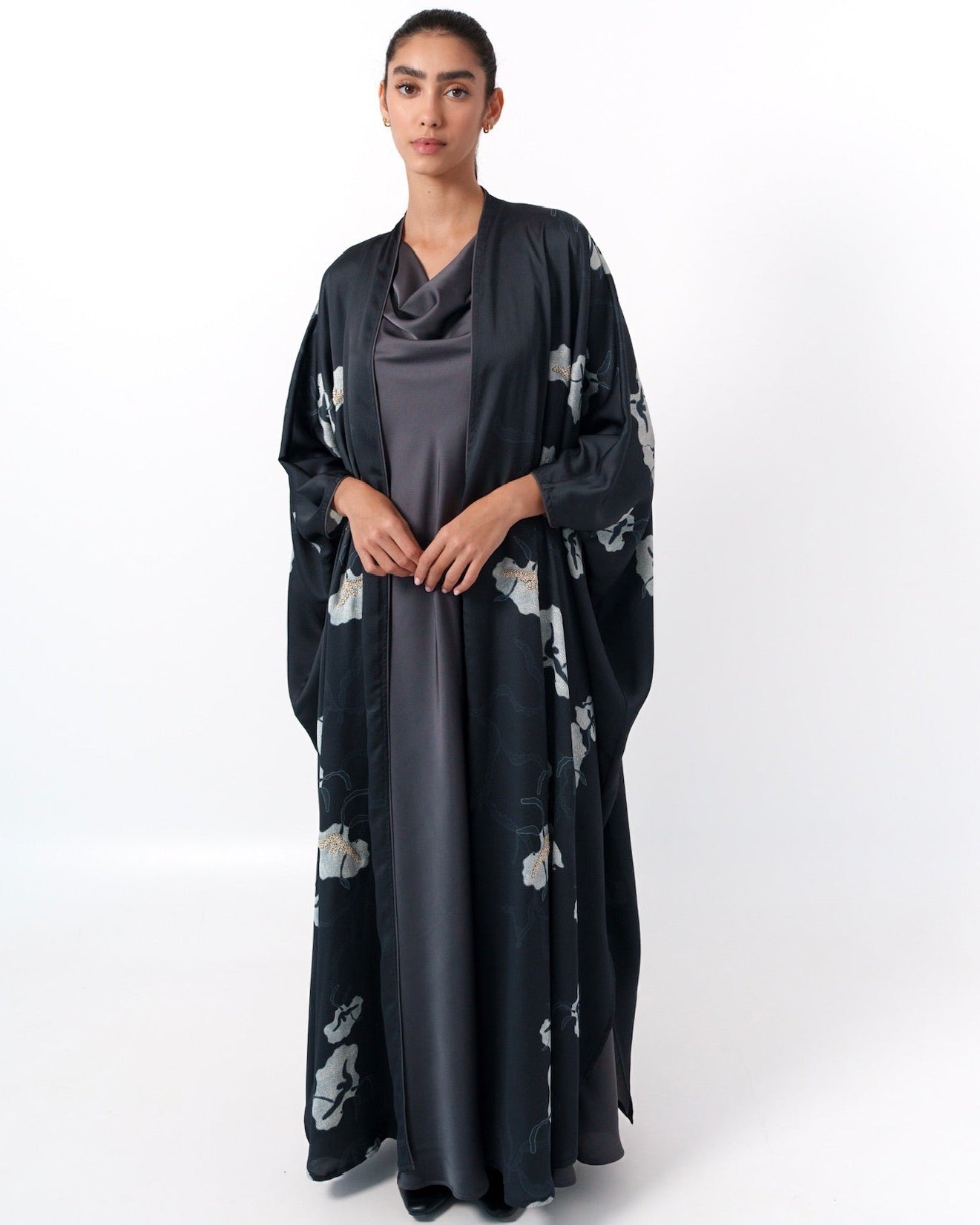 LIANA - NOIR ABAYA - TEAL - MIRA Y MANO