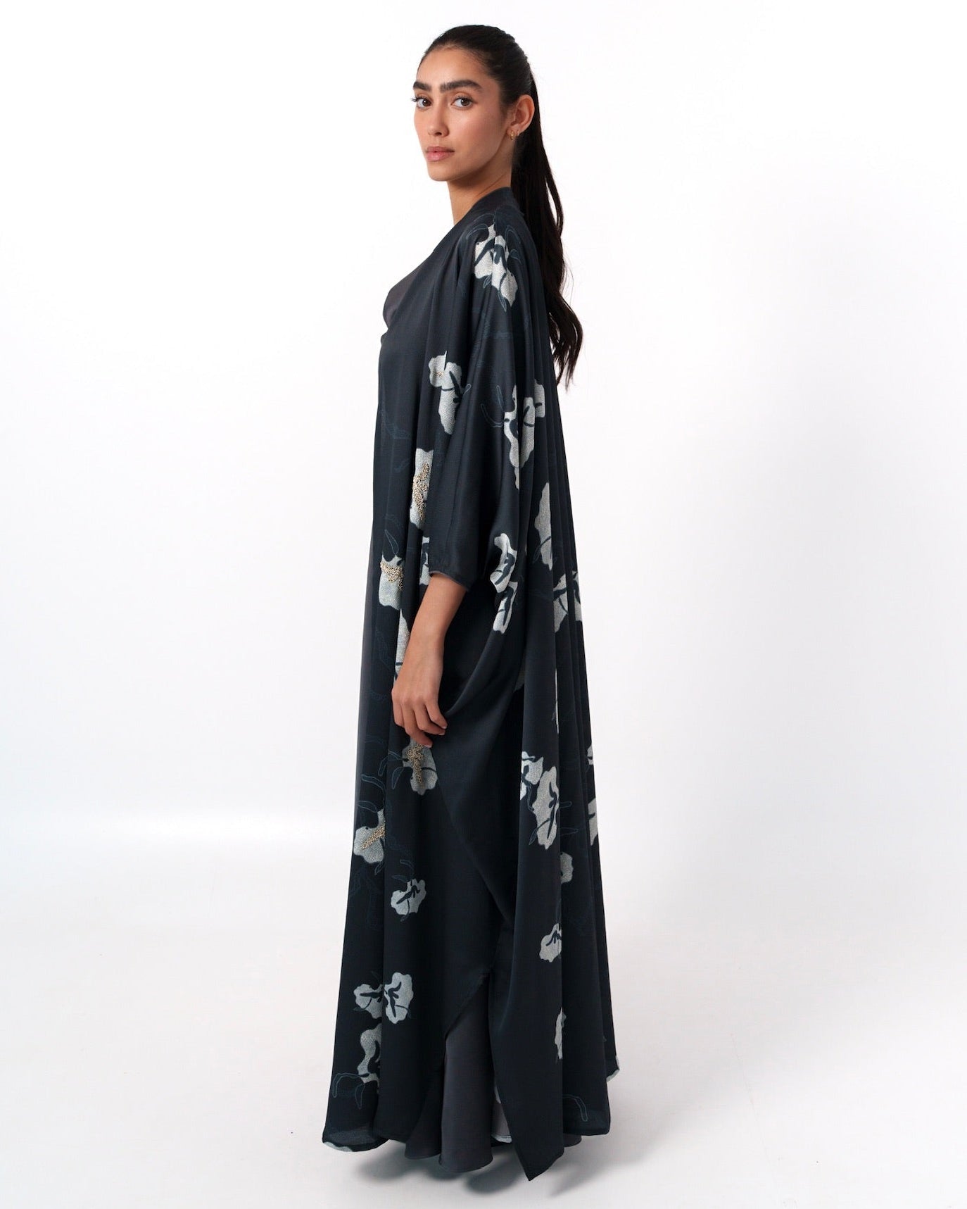 LIANA - NOIR ABAYA - TEAL - MIRA Y MANO