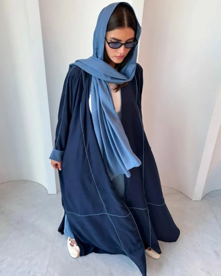 LINEA - N ABAYA - TEAL - MIRA Y MANO
