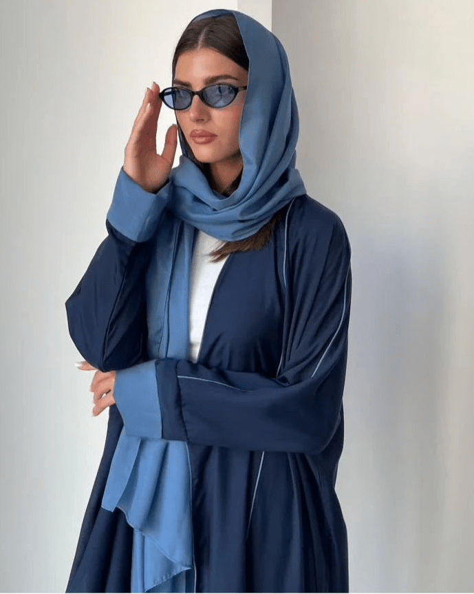 LINEA - N ABAYA - TEAL - MIRA Y MANO