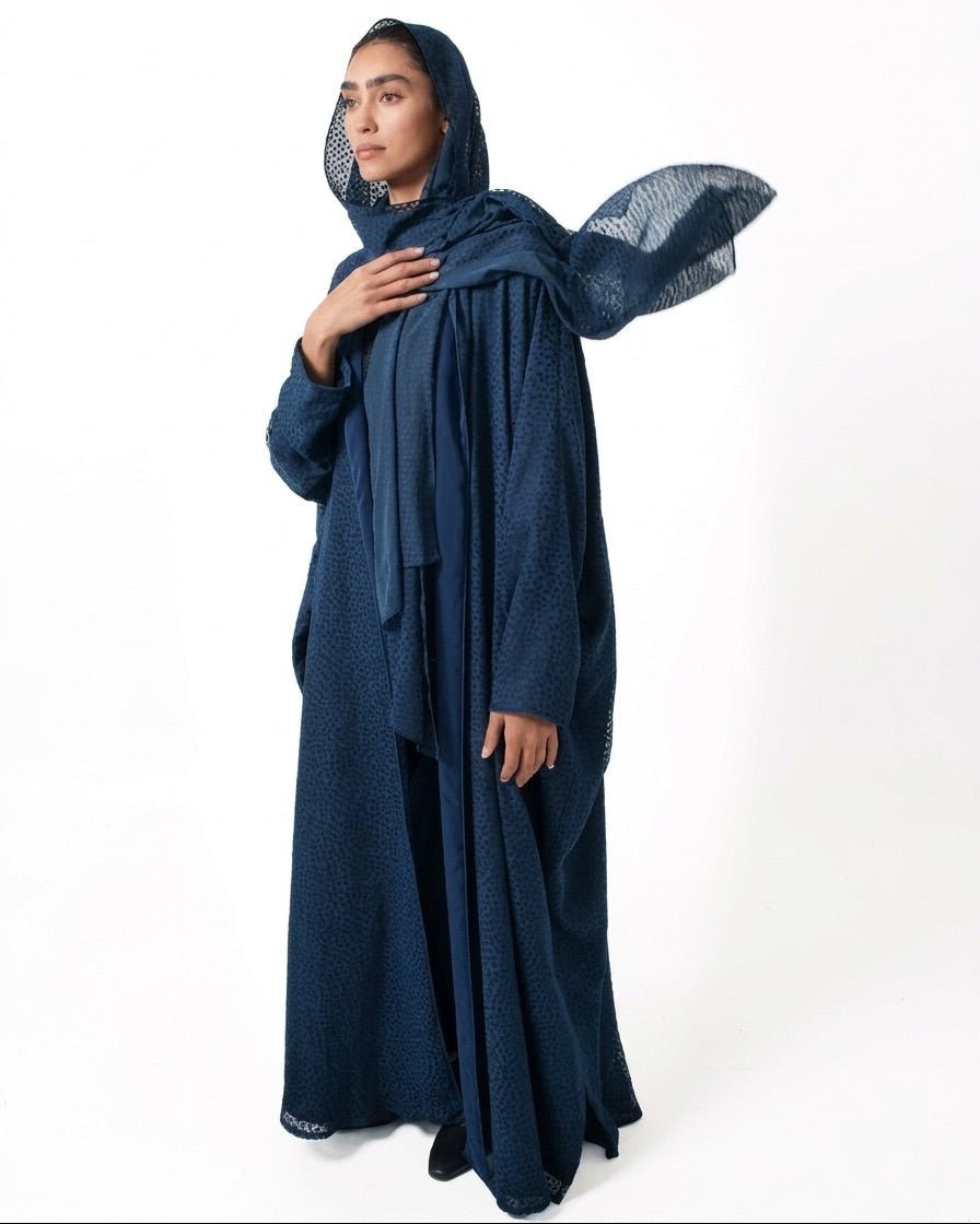 SCATTERED-NV ABAYA - TEAL - MIRA Y MANO