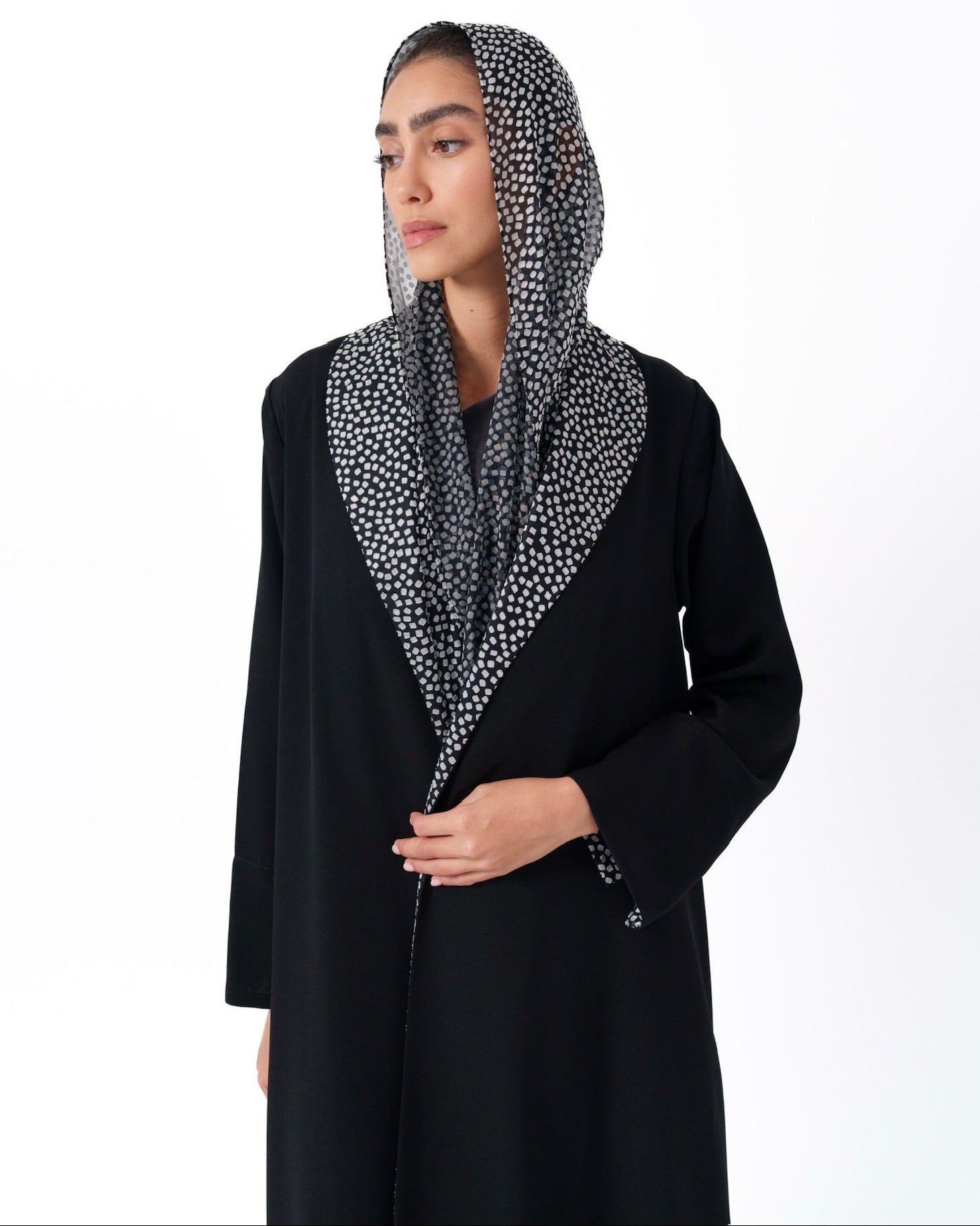 SCATTERED SUIT - W ABAYA - TEAL - MIRA Y MANO