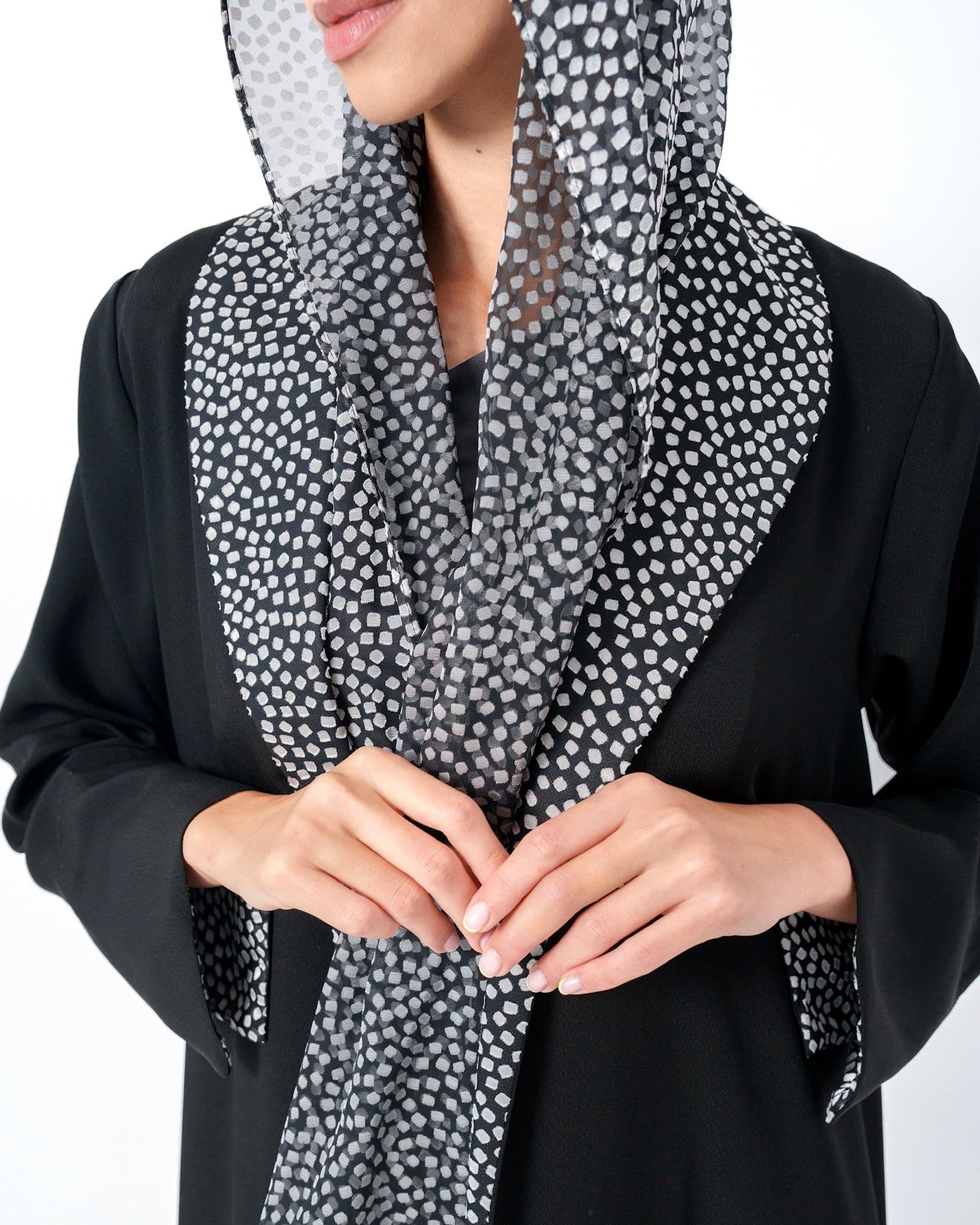 SCATTERED SUIT - W ABAYA - TEAL - MIRA Y MANO