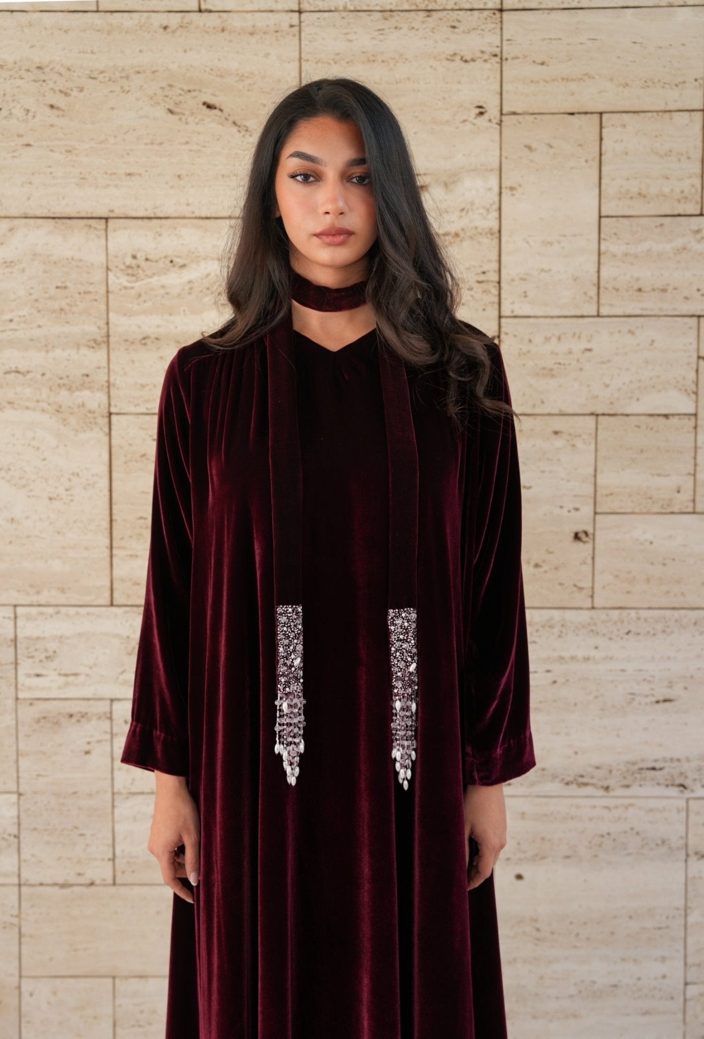 VELVET DUSK - MR KAFTAN - TEAL - MIRA Y MANO