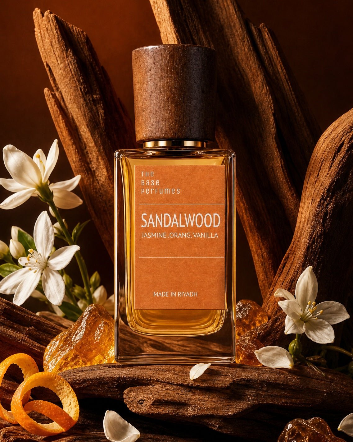 Sandalwood TBP – Jasmine Vanilla - THE BASE PERFUMES - MIRA Y MANO