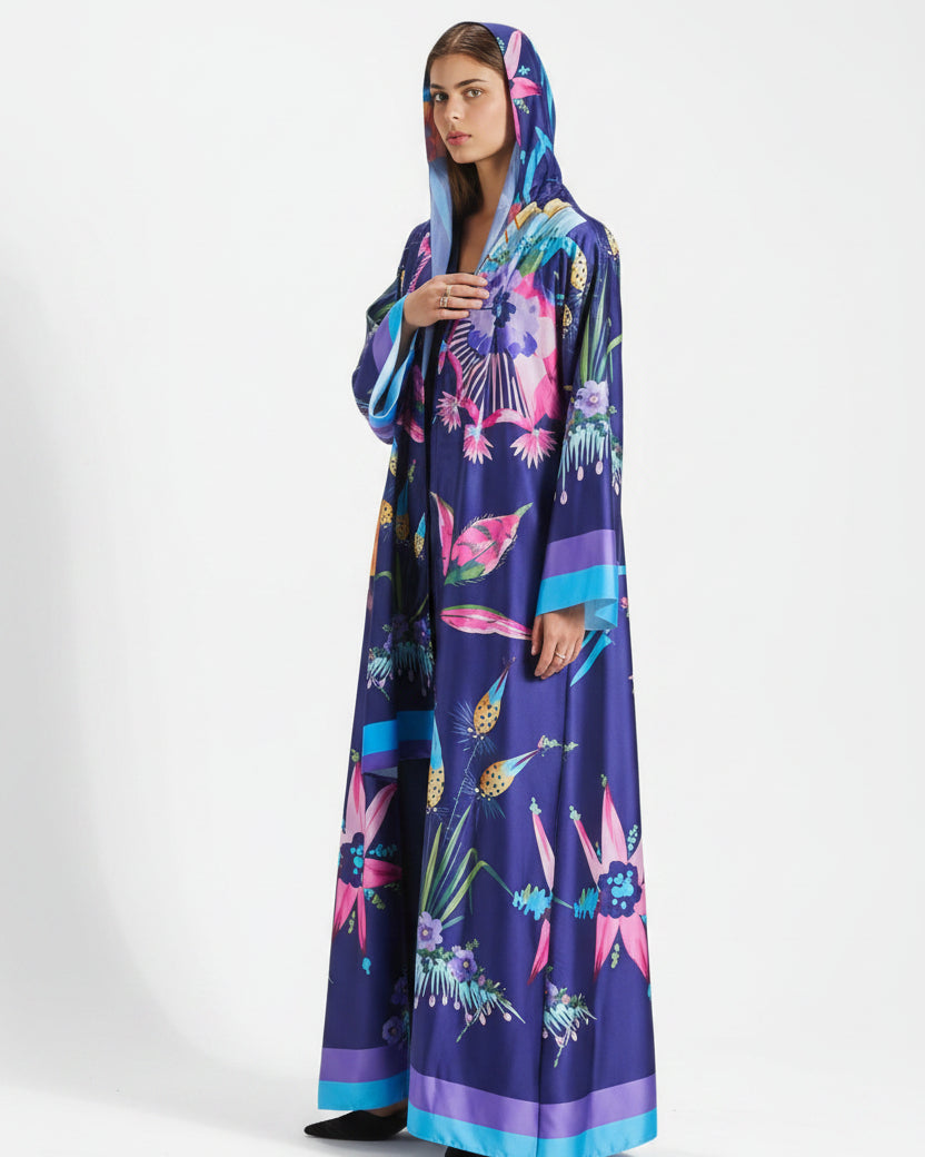 RAMADAN25LOOKA15 ABAYA - THE ORPHIC - MIRA Y MANO