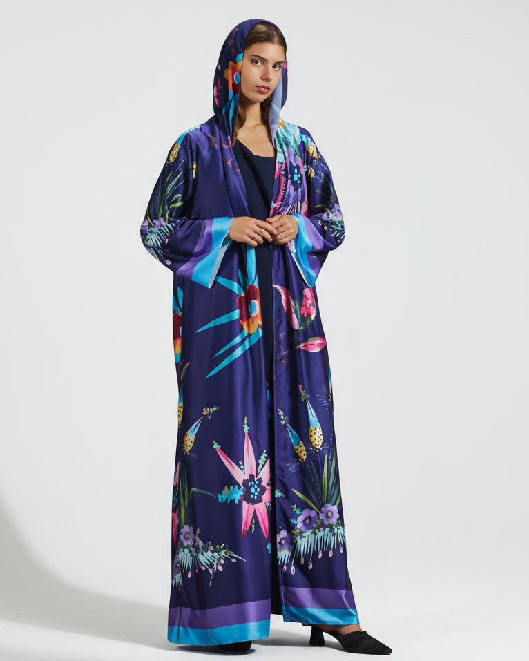 RAMADAN25LOOKA15 ABAYA - THE ORPHIC - MIRA Y MANO