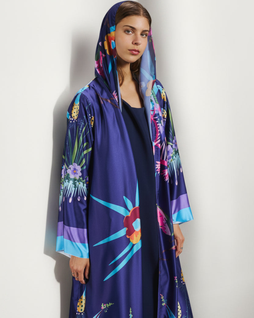 RAMADAN25LOOKA15 ABAYA - THE ORPHIC - MIRA Y MANO