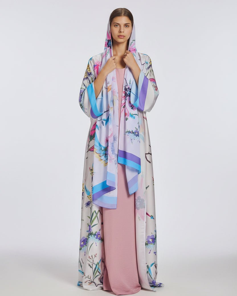 RAMADAN25LOOKA17 ABAYA - THE ORPHIC - MIRA Y MANO