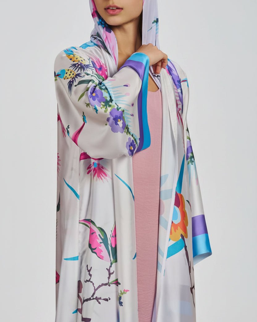 RAMADAN25LOOKA17 ABAYA - THE ORPHIC - MIRA Y MANO
