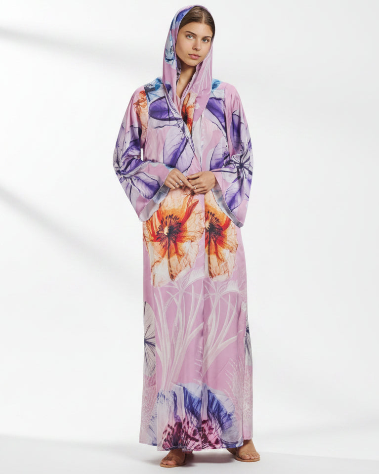RAMADAN25LOOKA19 ABAYA - THE ORPHIC - MIRA Y MANO