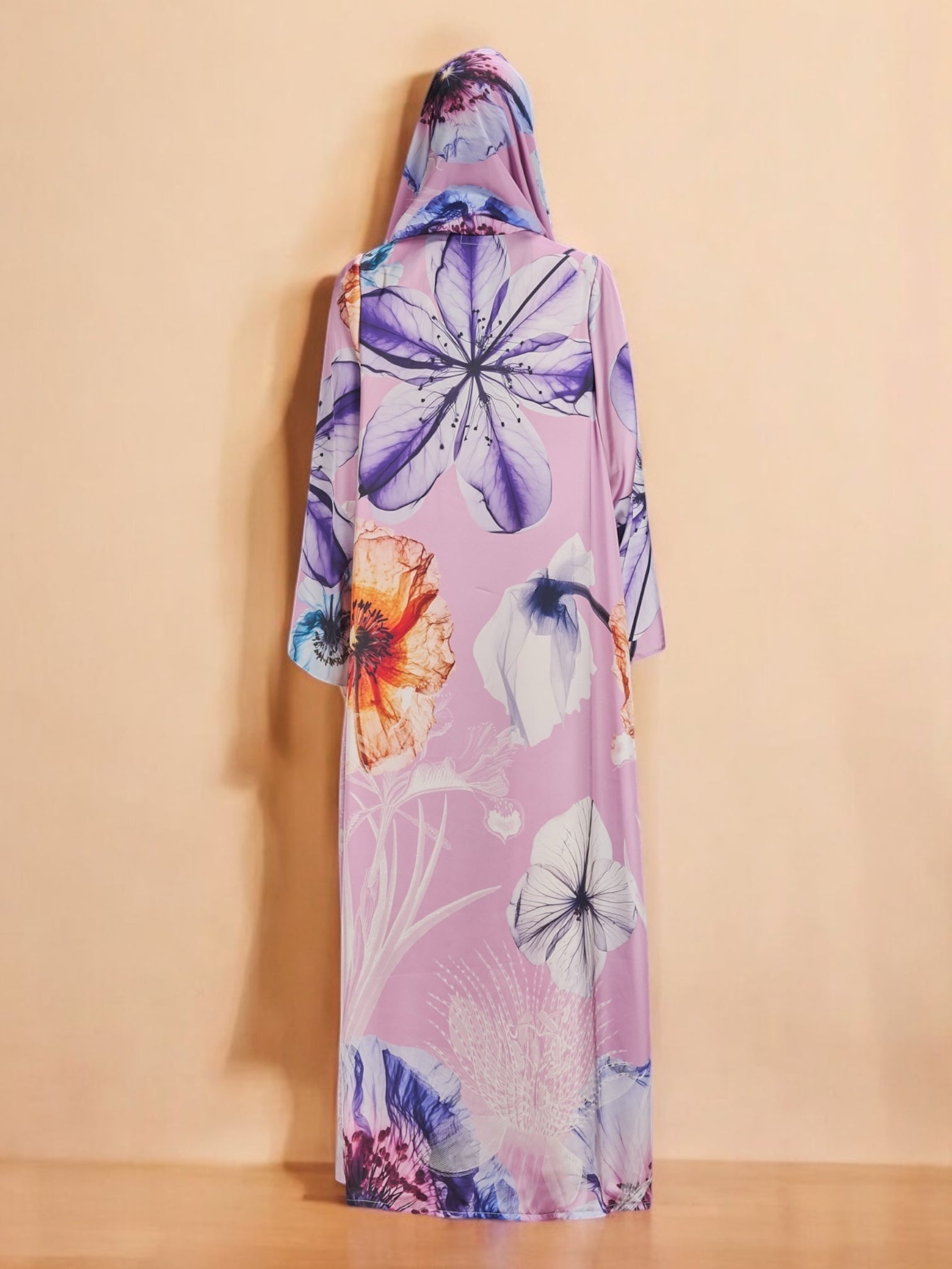 RAMADAN25LOOKA19 ABAYA - THE ORPHIC - MIRA Y MANO