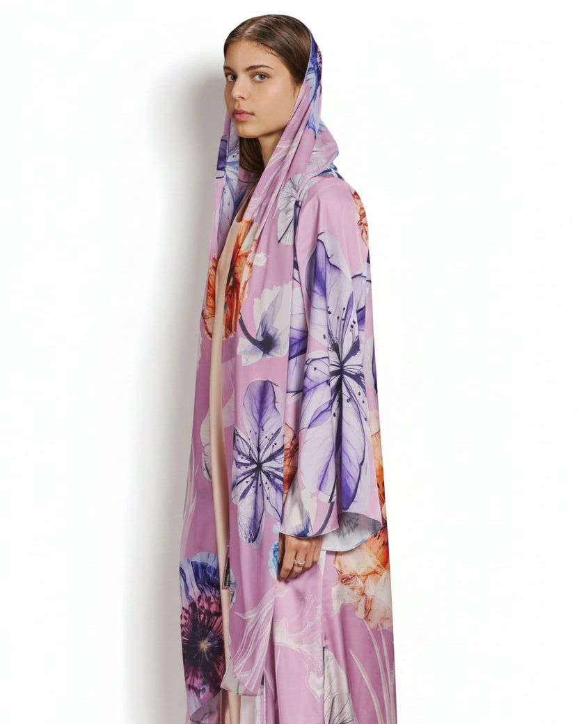 RAMADAN25LOOKA19 ABAYA - THE ORPHIC - MIRA Y MANO