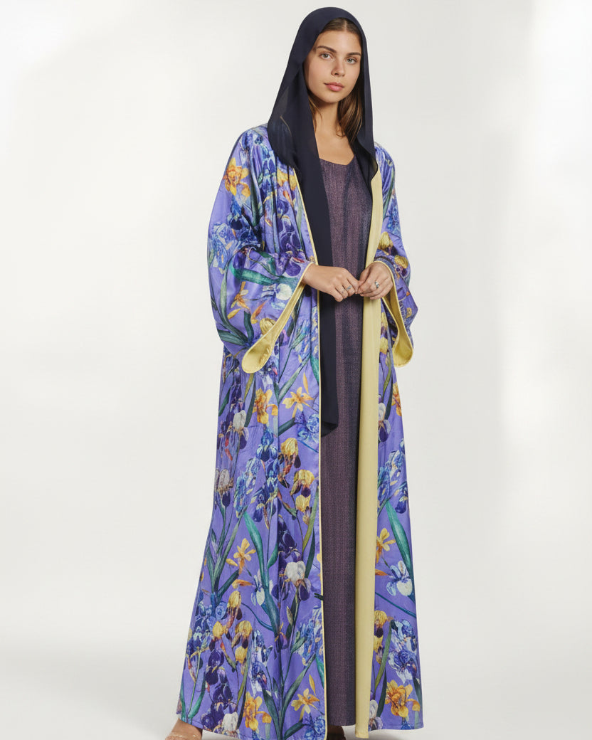 RAMADAN25LOOKA20 ABAYA - THE ORPHIC - MIRA Y MANO