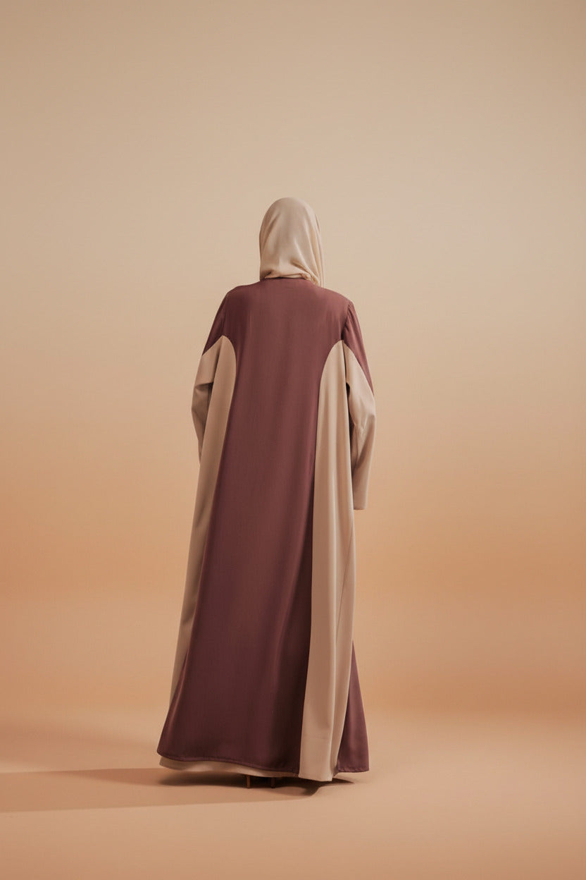 RAMADAN26LOOK12 ABAYA - THE ORPHIC - MIRA Y MANO