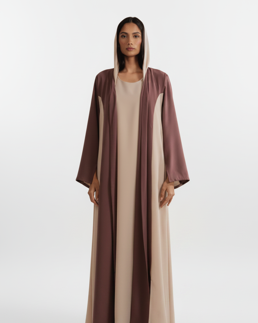 RAMADAN26LOOK12 ABAYA - THE ORPHIC - MIRA Y MANO