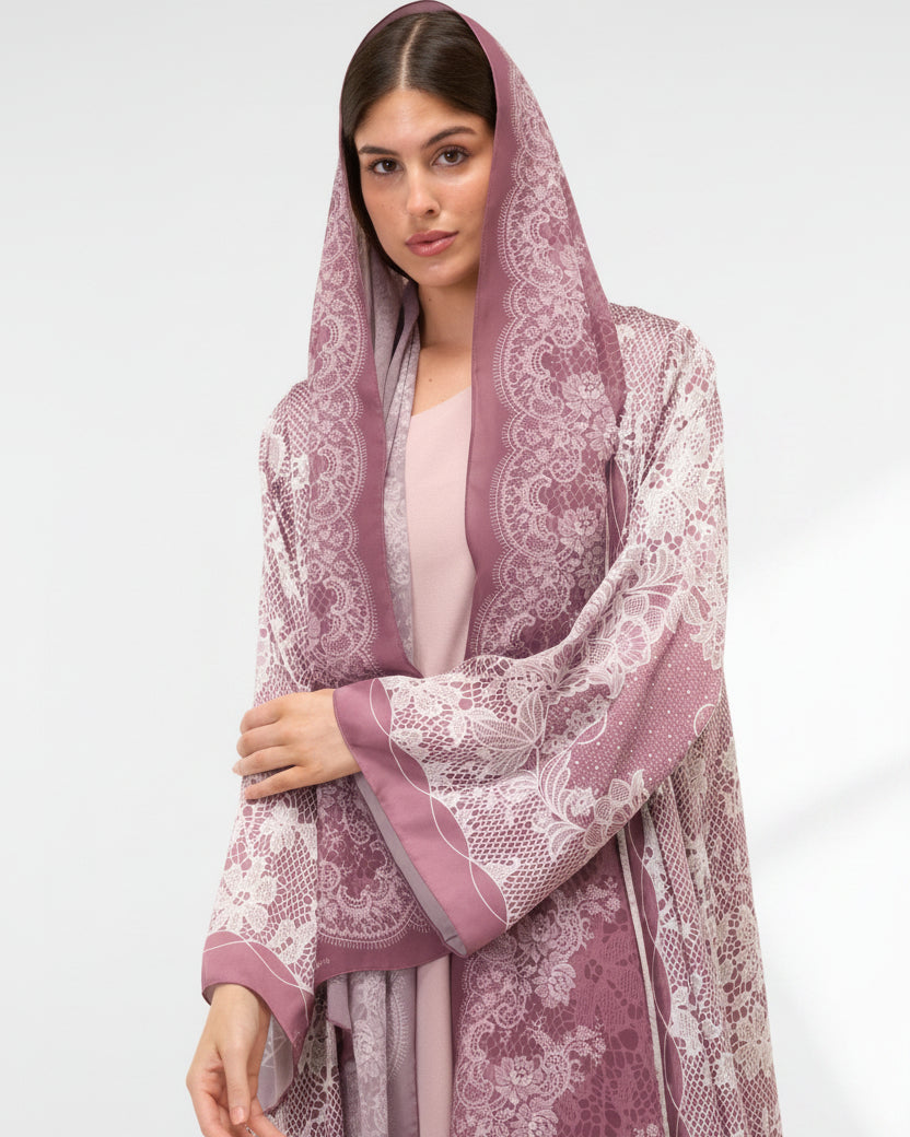 SUMMER25LOOK11 ABAYA - THE ORPHIC - MIRA Y MANO
