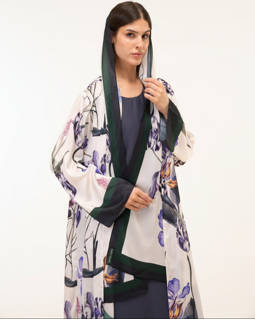 SUMMER25LOOK12 ABAYA - THE ORPHIC - MIRA Y MANO