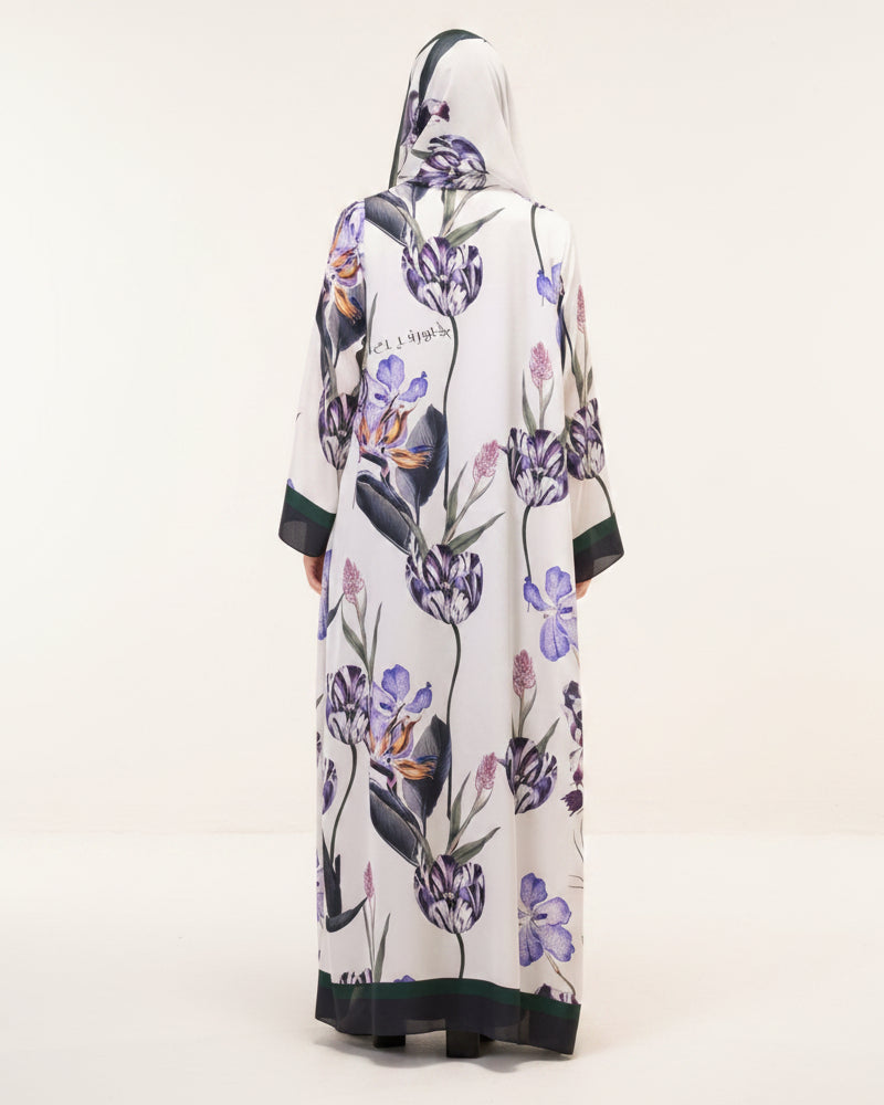 SUMMER25LOOK12 ABAYA - THE ORPHIC - MIRA Y MANO