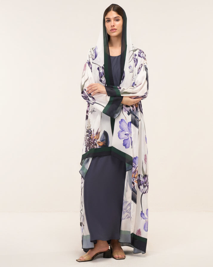 SUMMER25LOOK12 ABAYA - THE ORPHIC - MIRA Y MANO