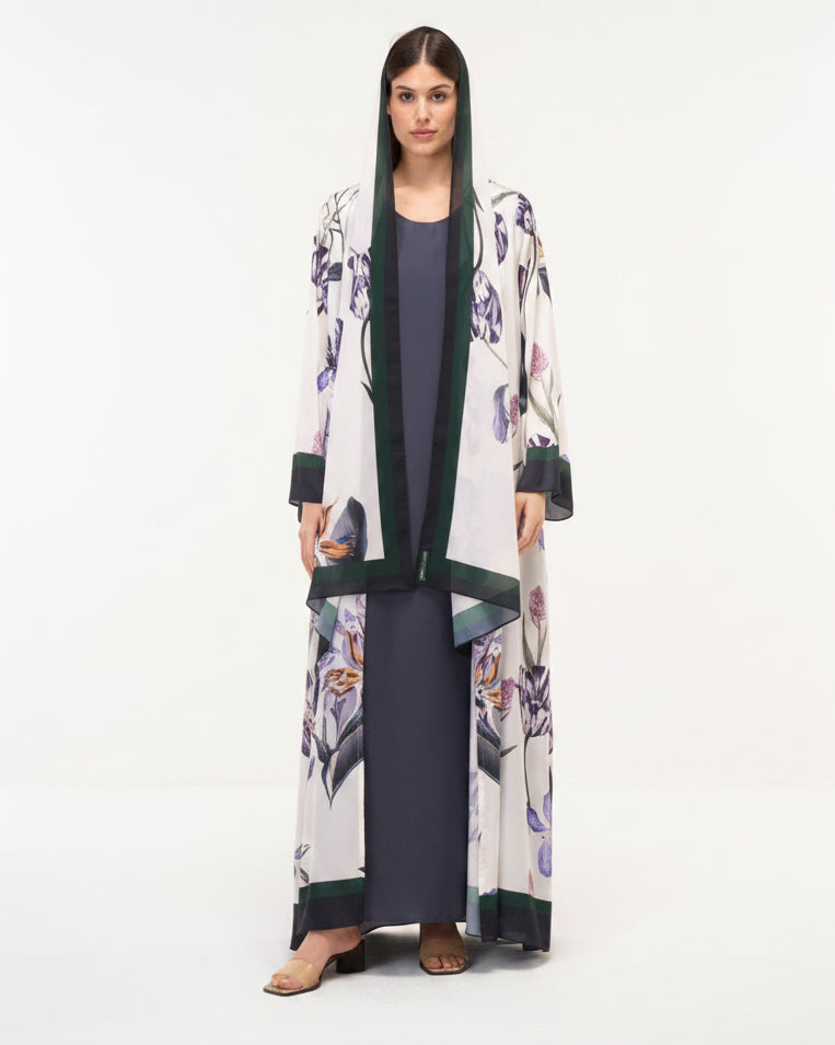SUMMER25LOOK12 ABAYA - THE ORPHIC - MIRA Y MANO