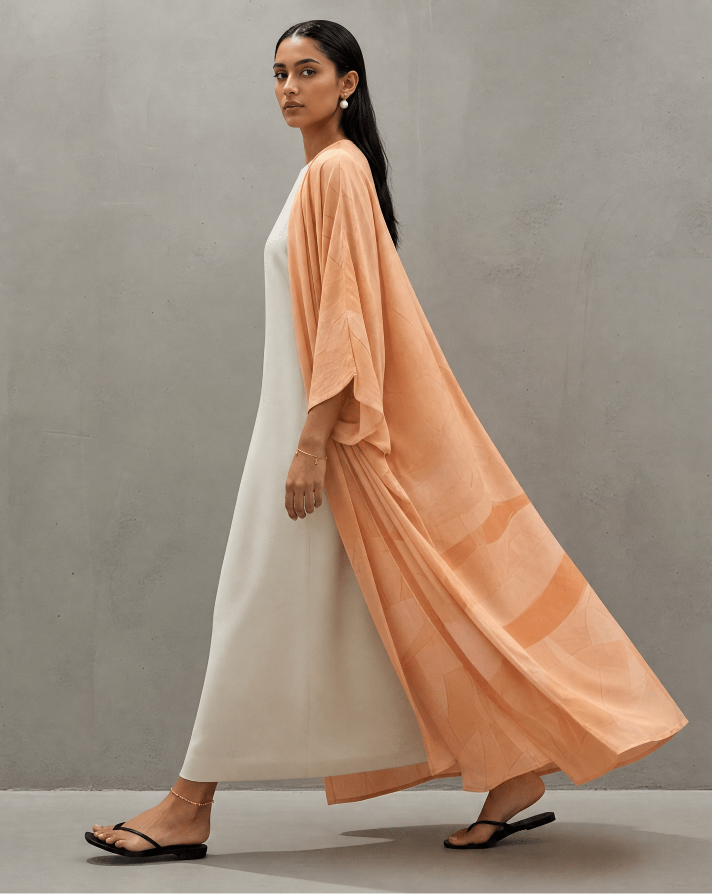 BLUSHED WITHOUT WARNING ABAYA - THE UNTITLED PROJECT - MIRA Y MANO