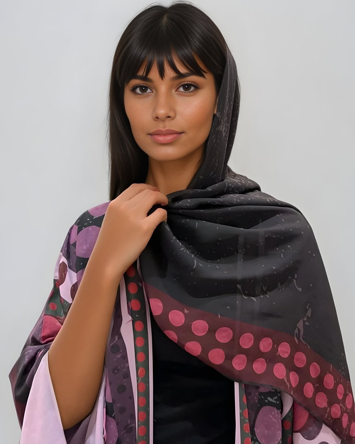 POLKA THOUGHT ABAYA - THE UNTITLED PROJECT - MIRA Y MANO