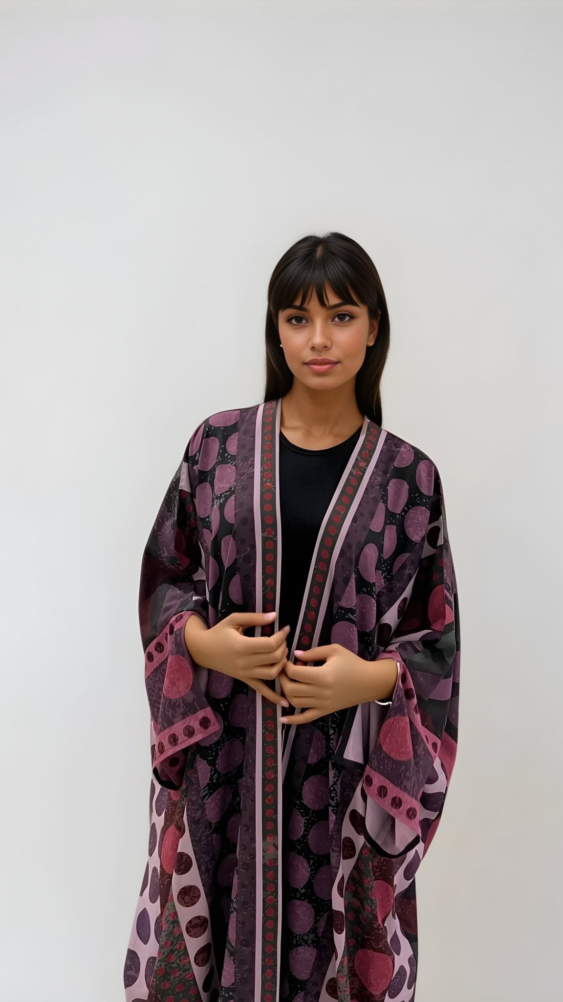 POLKA THOUGHT ABAYA - THE UNTITLED PROJECT - MIRA Y MANO