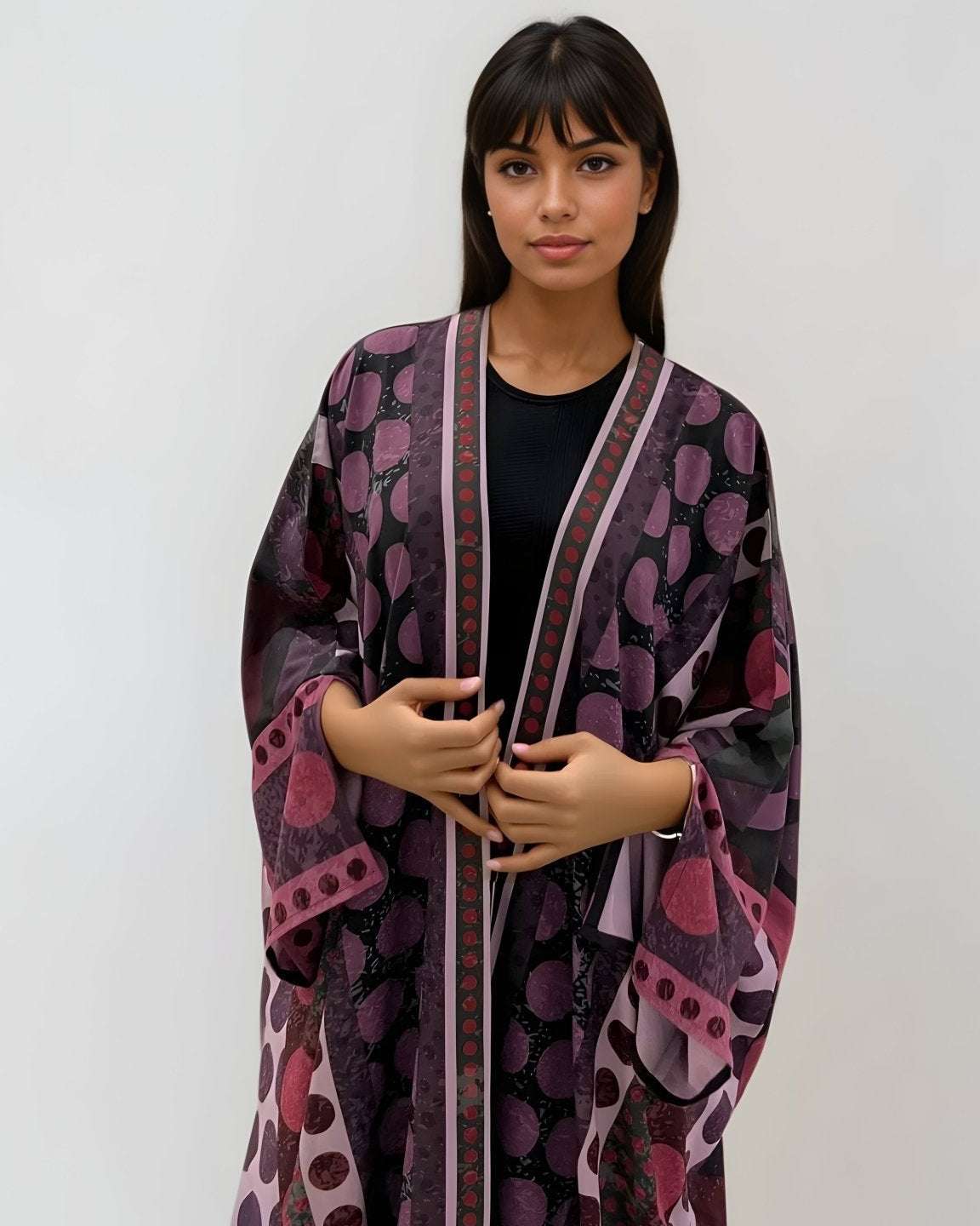 POLKA THOUGHT ABAYA - THE UNTITLED PROJECT - MIRA Y MANO