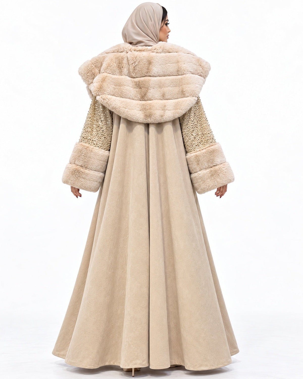 WRD1FBE FARWA - WARDAH ABAYA - MIRA Y MANO