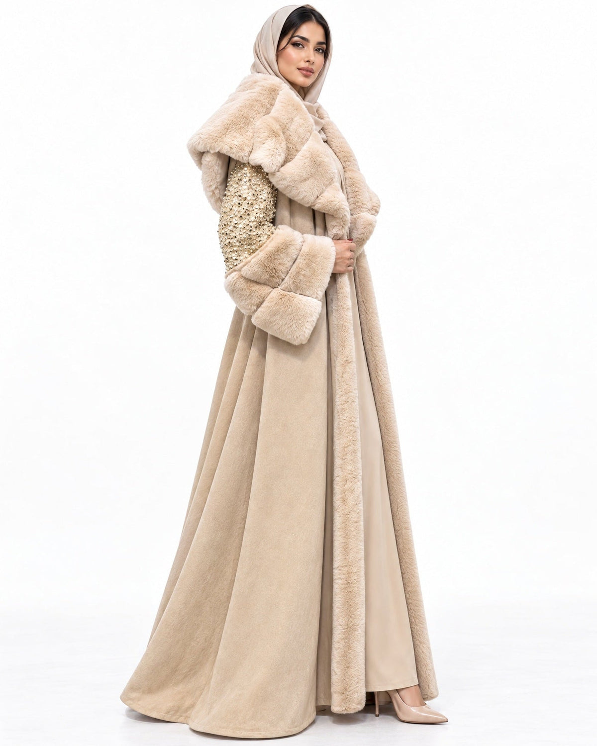WRD1FBE FARWA - WARDAH ABAYA - MIRA Y MANO