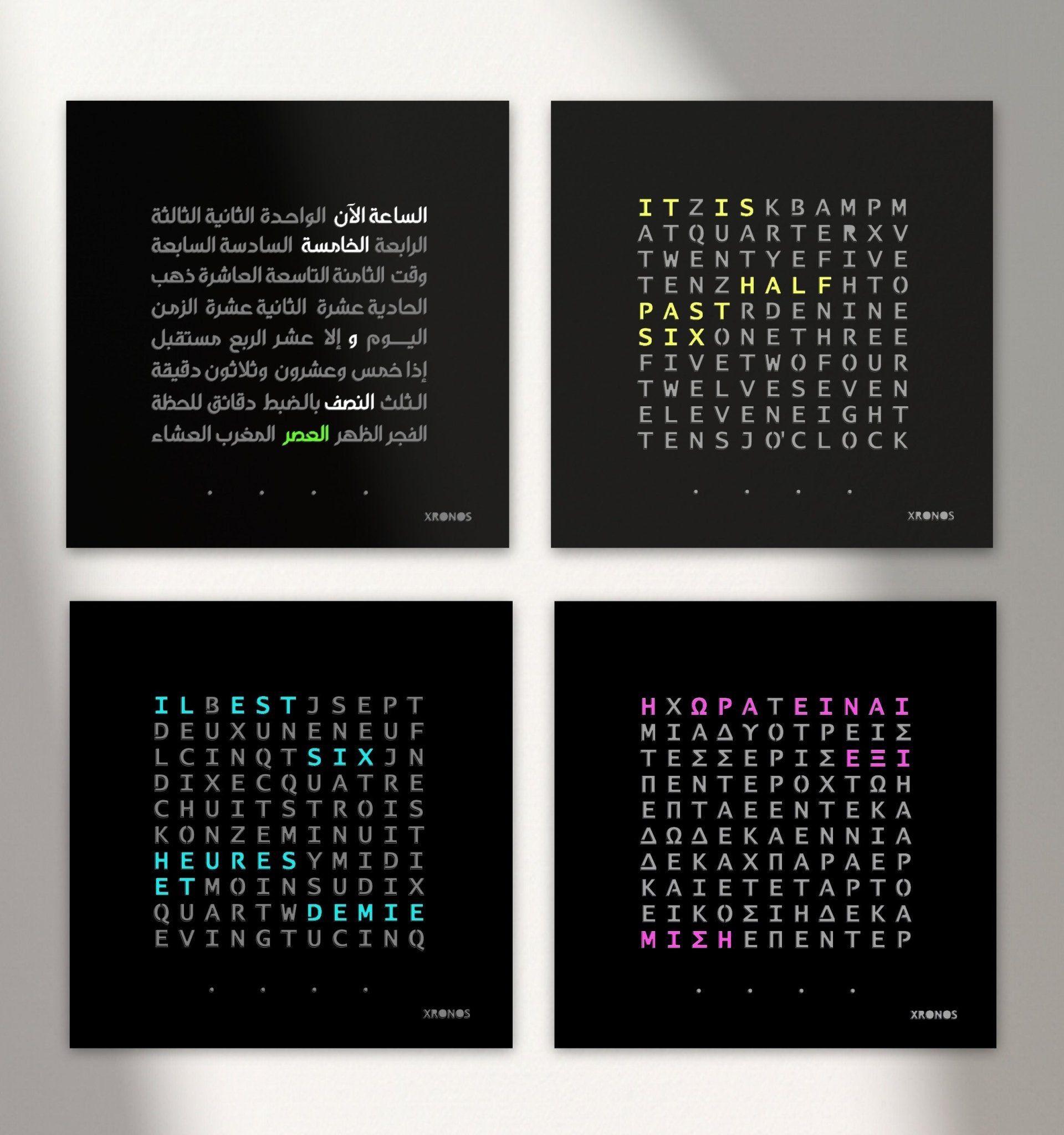 XR001 CLOCKS - XRONOS CLOCKS - MIRA Y MANO