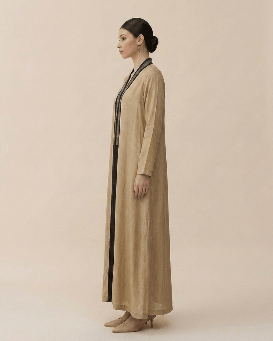 CODE-0345 ABAYA - ZAH DESIGN - MIRA Y MANO