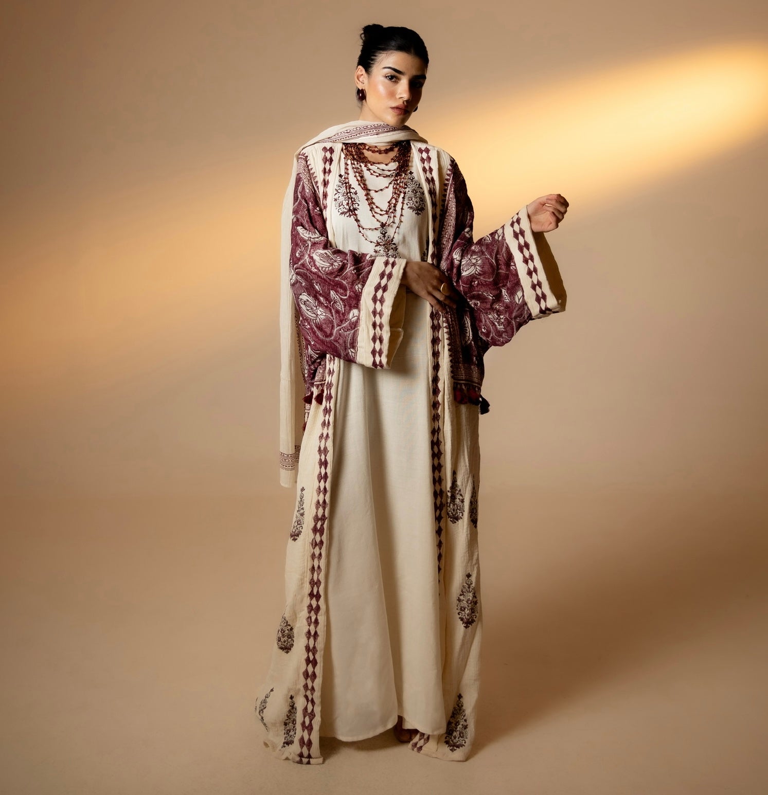 BIRAJ 2 ABAYA SET - ZIYA - MIRA Y MANO