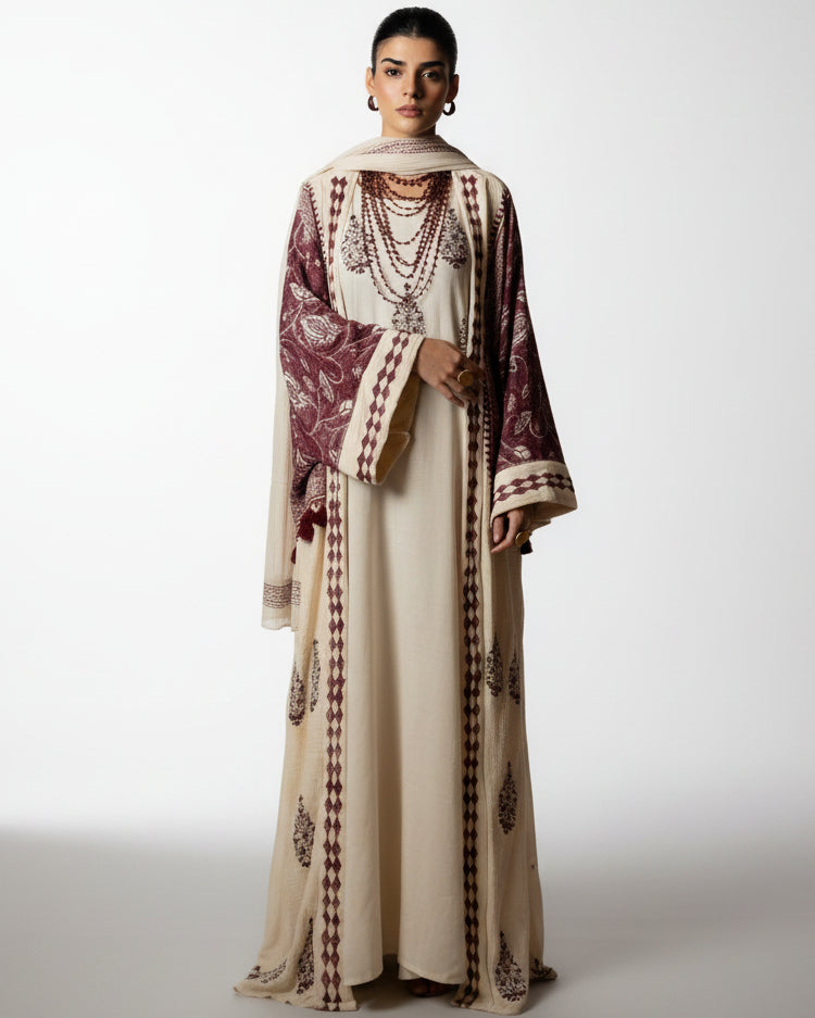 BIRAJ 2 ABAYA SET - ZIYA - MIRA Y MANO