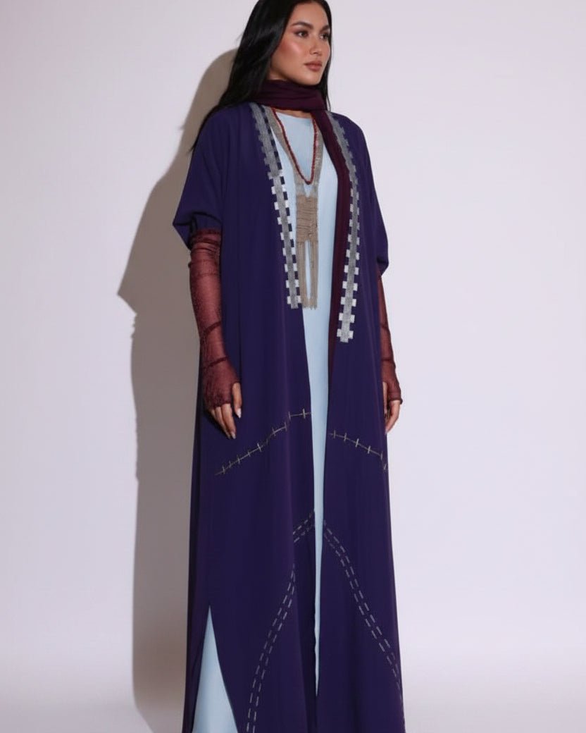 CRIMSON ABAYA - ZIYA - MIRA Y MANO