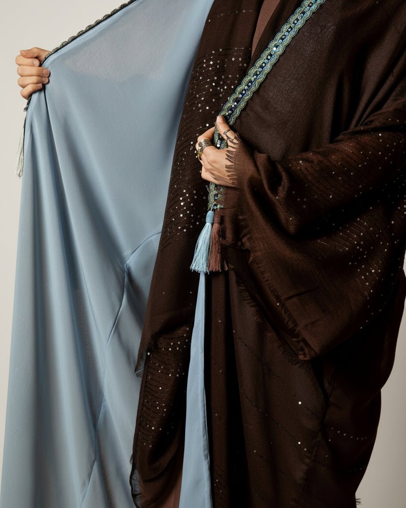 SEPIA ABAYA - ZIYA - MIRA Y MANO