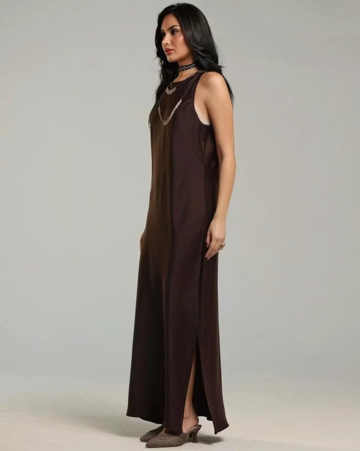 ZIYA BROWN DRESS - ZIYA - MIRA Y MANO