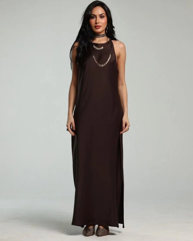 ZIYA BROWN DRESS - ZIYA - MIRA Y MANO