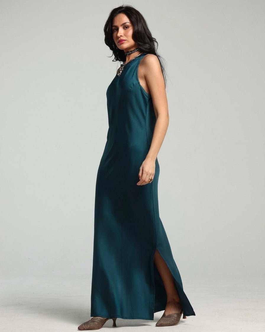 ZIYA TEAL DRESS - ZIYA - MIRA Y MANO