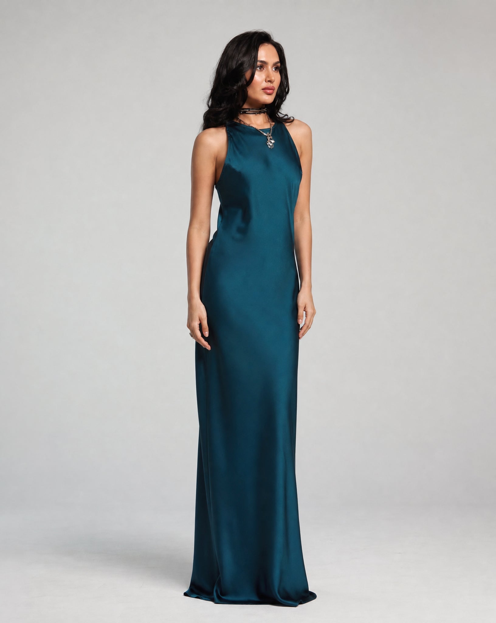 ZIYA TEAL DRESS - ZIYA - MIRA Y MANO